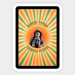Angus young Sticker
